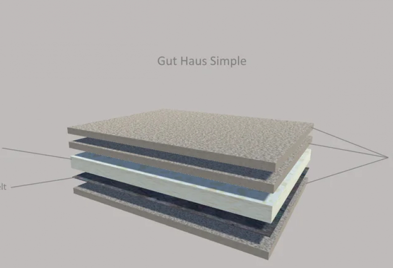 Ортопедичний матрац Gut Haus Simple / Гут Хаус Сімпл 70х190 см - 2